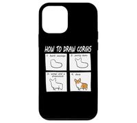 Carcasa para iPhone 12 Mini Funny How To Draw Pembroke Welsh Corgi Dog Lover