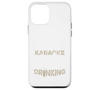 Carcasa para iPhone 12 Mini Funny Karaoke Singer Bar Music Lover Singing Drinking Bar