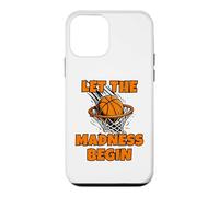 Carcasa para iPhone 12 Mini Funny Let The Madness Begin Basketball Bracket Players Lover