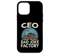 Carcasa para iPhone 12 Mini Funny Mens Joke Fathers Retro CEO de The Dad Joke Factory