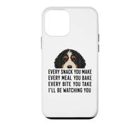 Carcasa para iPhone 12 Mini Funny Mens Womens Every Snack Make Begging Bernedoodle Dog