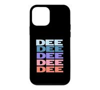 Carcasa para iPhone 12 Mini Funny Modern Repeated Text Design DEE