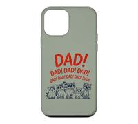 Carcasa para iPhone 12 Mini Funny Raccoon Dad Yelling Raccoons Father's Day