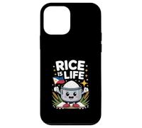 Carcasa para iPhone 12 Mini Funny Rice Is Life Cute Filipino Cooker Broma Gag