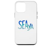 Carcasa para iPhone 12 Mini Funny Sea Ya Sea Glass Watercolor Cute Beach Lovers