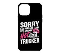 Carcasa para iPhone 12 Mini Funny Truckers Esposa Camionero Caliente Novia Camionero Conductor