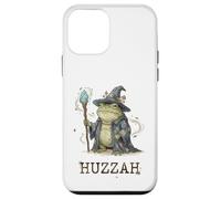 Carcasa para iPhone 12 Mini Funny Wizard Frog Huzzah Meme Fantasy Humor Cottagecore