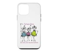 Carcasa para iPhone 12 Mini Funny Women Golf Fairway Divas Vinimos, vimos, Clubes