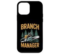 Carcasa para iPhone 12 Mini Funny Woodworker Logger Branch Manager Arborist Lineman Work