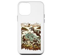 Carcasa para iPhone 12 Mini Futuristic Dinosaur Battle Sci Fi Action Art Warrior