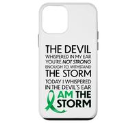 Carcasa para iPhone 12 Mini Gallbladder Cancer Warriors I Am The Storm, I Will Survive