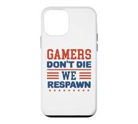 Carcasa para iPhone 12 Mini Gamers Don't Die We Respawn Sparklers Patriotic Hombres Mujeres