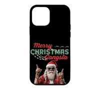 Carcasa para iPhone 12 Mini Gangsta Santa Feliz Navidad Divertidas Vibes Festivas