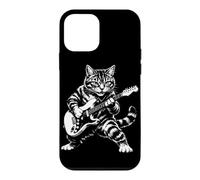 Carcasa para iPhone 12 Mini Gato Guitarra Eléctrica Kitty Rock Music Lover Vintage Rock Star