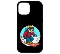 Carcasa para iPhone 12 Mini Gatos Esquiadores/Esquís Gato