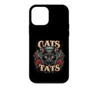 Carcasa para iPhone 12 Mini Gatos y Tatuajes Gato Negro Artista del Tatuaje