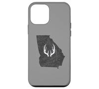 Carcasa para iPhone 12 Mini Georgia GA Deer Hunting Shed Antlers Design
