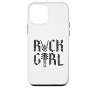 Carcasa para iPhone 12 Mini Girls Rock, Rock'n Roll Girl, Rock On Grunge Guitarra Band