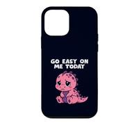 Carcasa para iPhone 12 Mini Go Easy On Me Today Lindo Dinosaurio Divertido Apoyo Emocional