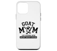 Carcasa para iPhone 12 Mini Goat mom Like a Normal mom Except Much Colour