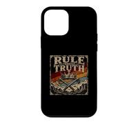 Carcasa para iPhone 12 Mini Gobernar a través de la Verdad, Ejes Cruzados, Vintage