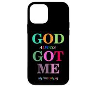 Carcasa para iPhone 12 Mini God Always Got Me, My Peace My Joy Cool Quotes Graphic