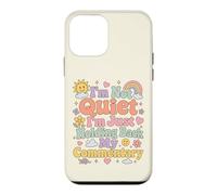 Carcasa para iPhone 12 Mini Gracioso No Estoy Tranquilo, Solo Estoy reteniendo mi comentario