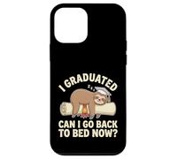 Carcasa para iPhone 12 Mini Graduación de Perezoso Gracioso I Graduated Can I Go Back To Bed Now