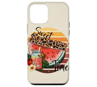 Carcasa para iPhone 12 Mini Gráfico de sandía Dulce de Verano, Estilo Retro
