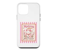 Carcasa para iPhone 12 Mini Gráfico Floral de Mahjong Queen Lucky Cat