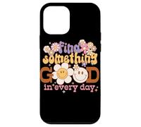 Carcasa para iPhone 12 Mini Gráfico Retro Find Something Good Every Day