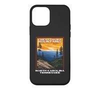 Carcasa para iPhone 12 Mini Great Smoky Mountains Vintage WPA National Park Smokies