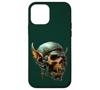 Carcasa para iPhone 12 Mini Green Goblin Core Skeleton Face Men Graphic Halloween Skull