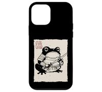 Carcasa para iPhone 12 Mini Grumpy Frog Funny Samurai Guerrero Anime Japonés