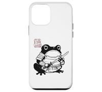 Carcasa para iPhone 12 Mini Grumpy Frog Funny Samurai Guerrero Anime Japonés