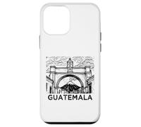 Carcasa para iPhone 12 Mini Guatemala Antigua Santa Catalina Arch and Agua Volcano