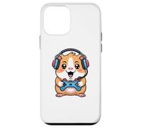 Carcasa para iPhone 12 Mini Guinea Pig Playing Video Game Rodents Gamers