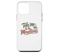 Carcasa para iPhone 12 Mini Guión de café Aventurero, tipografía de café de montaña