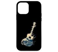 Carcasa para iPhone 12 Mini Guitarra Wave Art Japonés Cool Hombres Mujeres Motivo Amante De La M