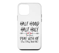 Carcasa para iPhone 12 Mini Half Hood Half Holy, eso Significa Que Reza Conmigo, no juegues a Arrow