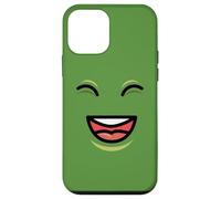 Carcasa para iPhone 12 Mini Happy Laughing Face - Cartoon Green Avocado