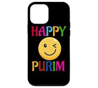 Carcasa para iPhone 12 Mini Happy Purim Costume Funny Jewish Face Mask