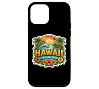 Carcasa para iPhone 12 Mini Hawái The Aloha State Souvenir Visitor Memorabilia Hawaiian