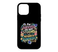 Carcasa para iPhone 12 Mini He Sobrevivido a demasiadas tormentas para ser molestado por Gotas de Lluvia