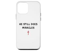 Carcasa para iPhone 12 Mini He Still Does Miracles - Christian Faith Motivation Reminder