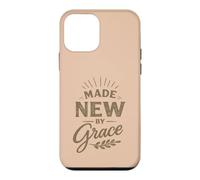 Carcasa para iPhone 12 Mini Hecho por Grace Christian Faith Bible Versos bendecidos Jesús