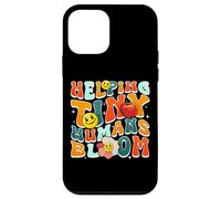 Carcasa para iPhone 12 Mini Helping Tiny Humans Bloom Retro Colorful Teacher Design