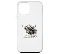 Carcasa para iPhone 12 Mini Highland Cow Lover Moody Western Cattle Rancher