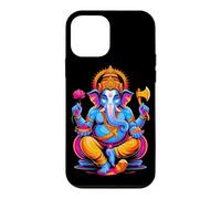 Carcasa para iPhone 12 Mini Hindou Ganesh Puja Elefante Dios India Meditación Yoga Murti