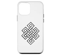Carcasa para iPhone 12 Mini Hinduismo Budismo Nudo Eterno sin Fin Tibetano